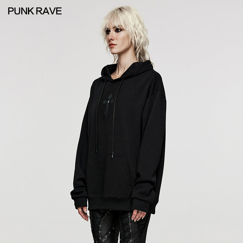 WT-839WYF Hand-stitched Goth Hoodie