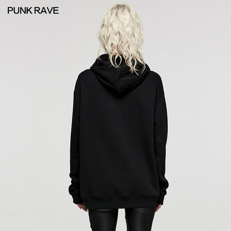 WT-839WYF Hand-stitched Goth Hoodie
