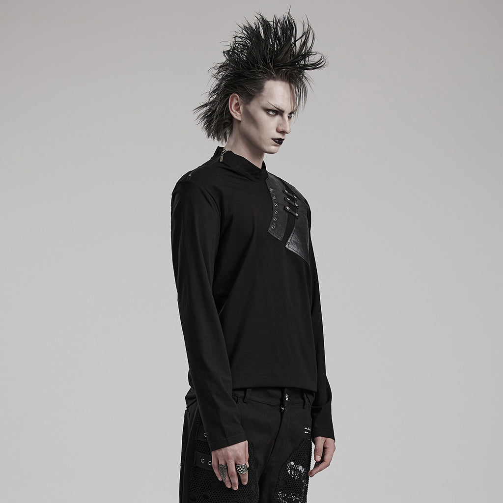 Punk daily stretch-knit shirt WT-851TCM - Punk Rave Original Designer Clothing