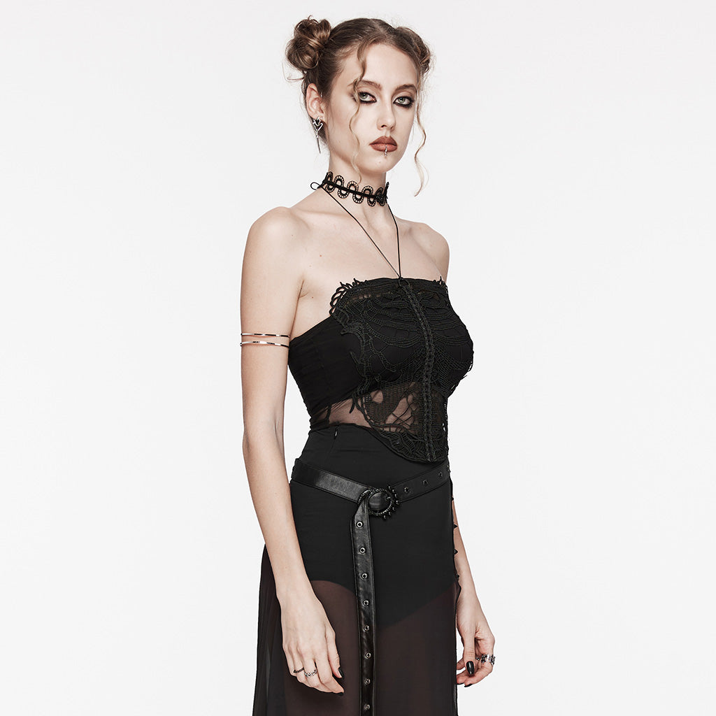 Goth Skeleton cami top WT-881