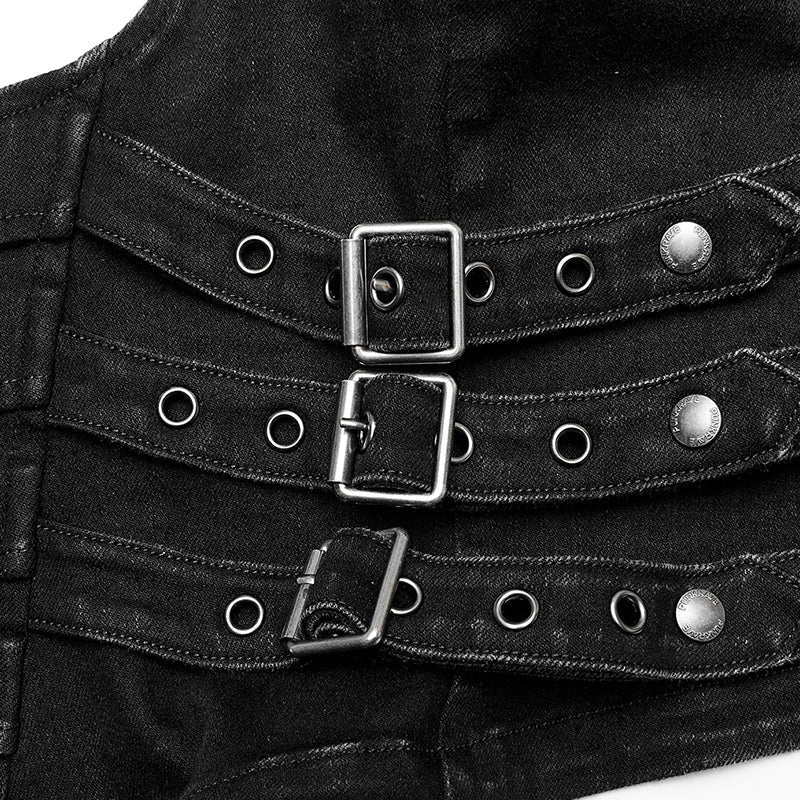 WY-1033DQF Punk handsome tight vest