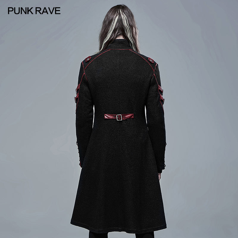 WY-1341XCM Punk Cool Segmentation Medium Long Jacket