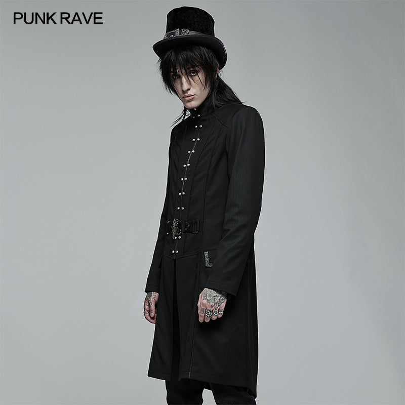 WY-1371XCM Goth handsome medium length embroidered jacket