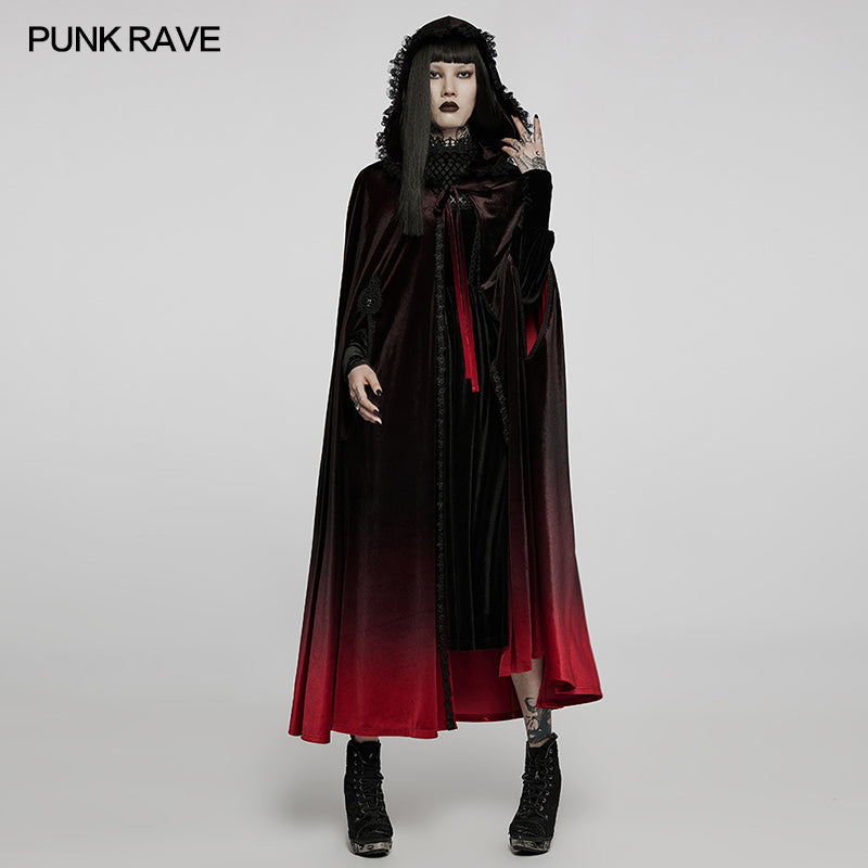 Goth gorgeous gradient cloak WY-1426