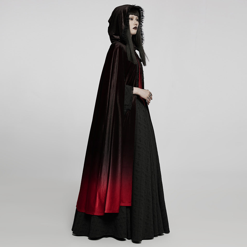 Goth gorgeous gradient cloak WY-1426