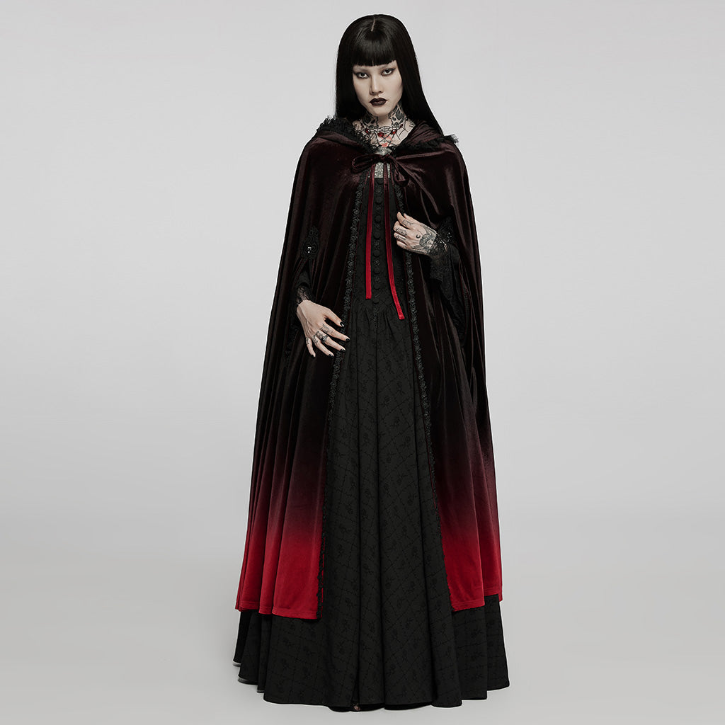 Goth gorgeous gradient cloak WY-1426