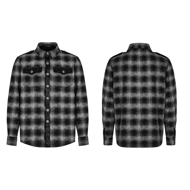 WY-1427CCM Punk Plaid Shirt
