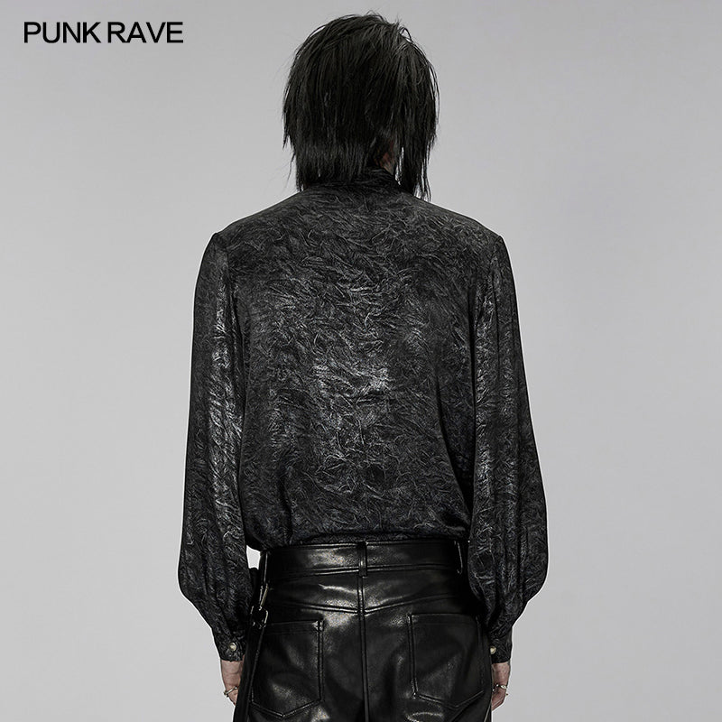 WY-1432CCM Goth simple pullover shirt
