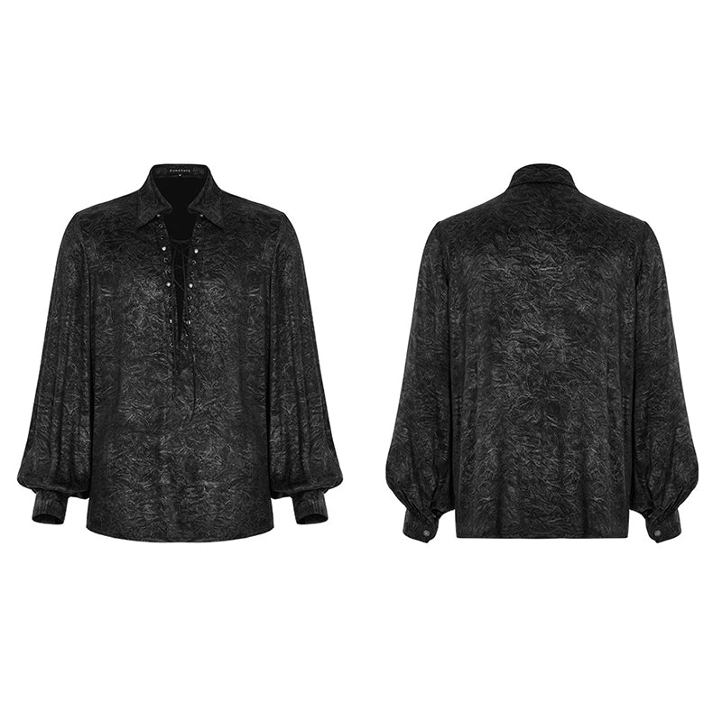 WY-1432CCM Goth simple pullover shirt