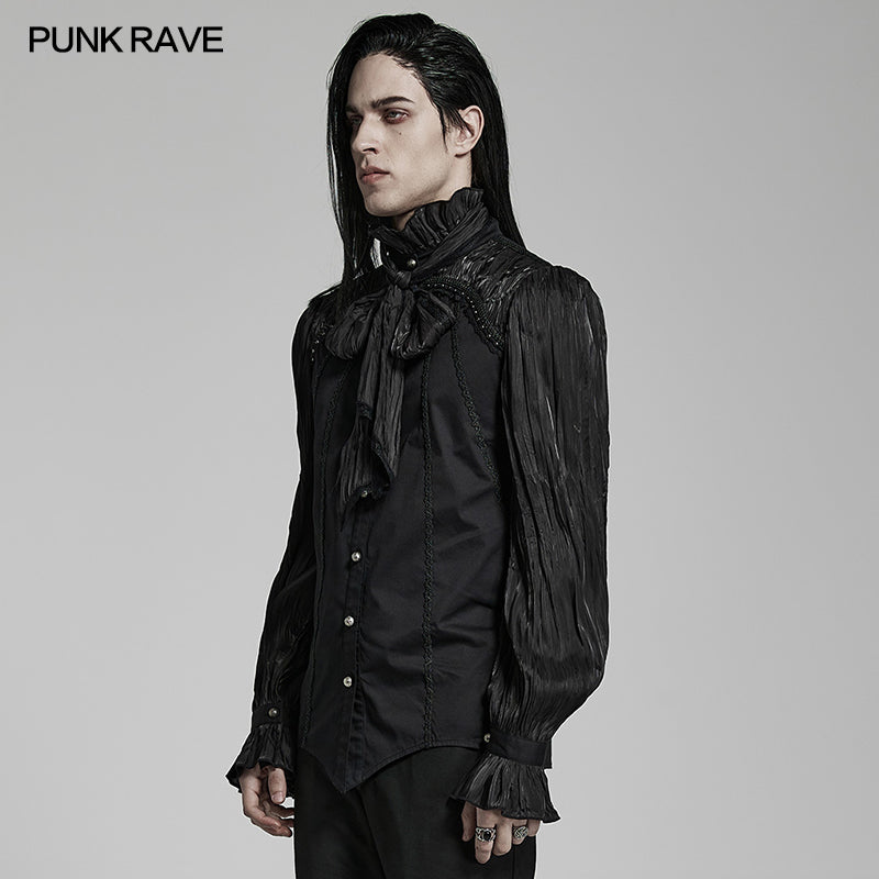 WY-1484CCM Goth cage visual shirt