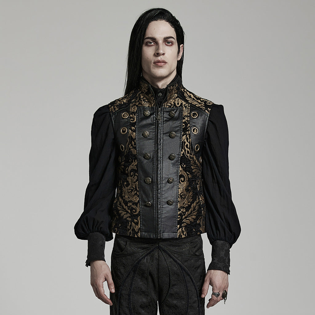 Goth Jacquard Gorgeous Vest WY-1489MJM