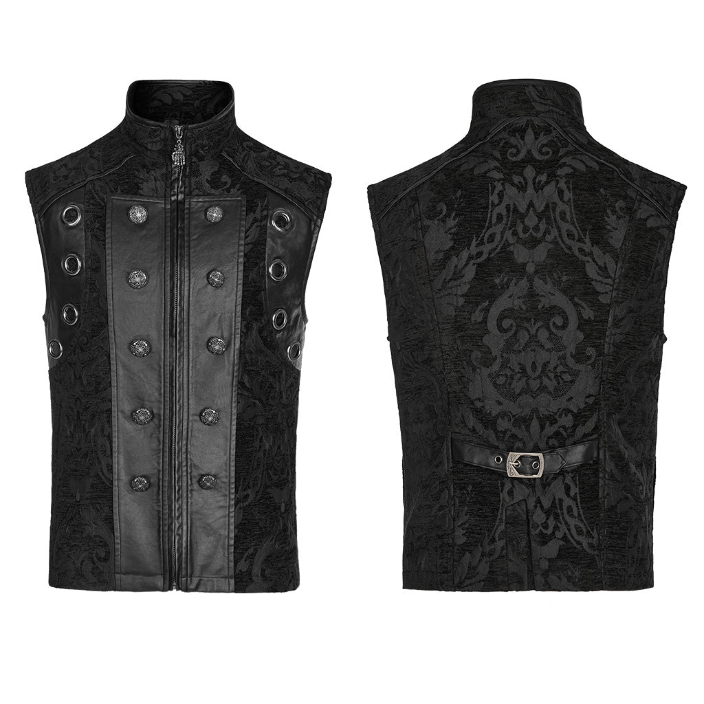 Goth Jacquard Gorgeous Vest WY-1489MJM - Punk Rave Original Designer Clothing