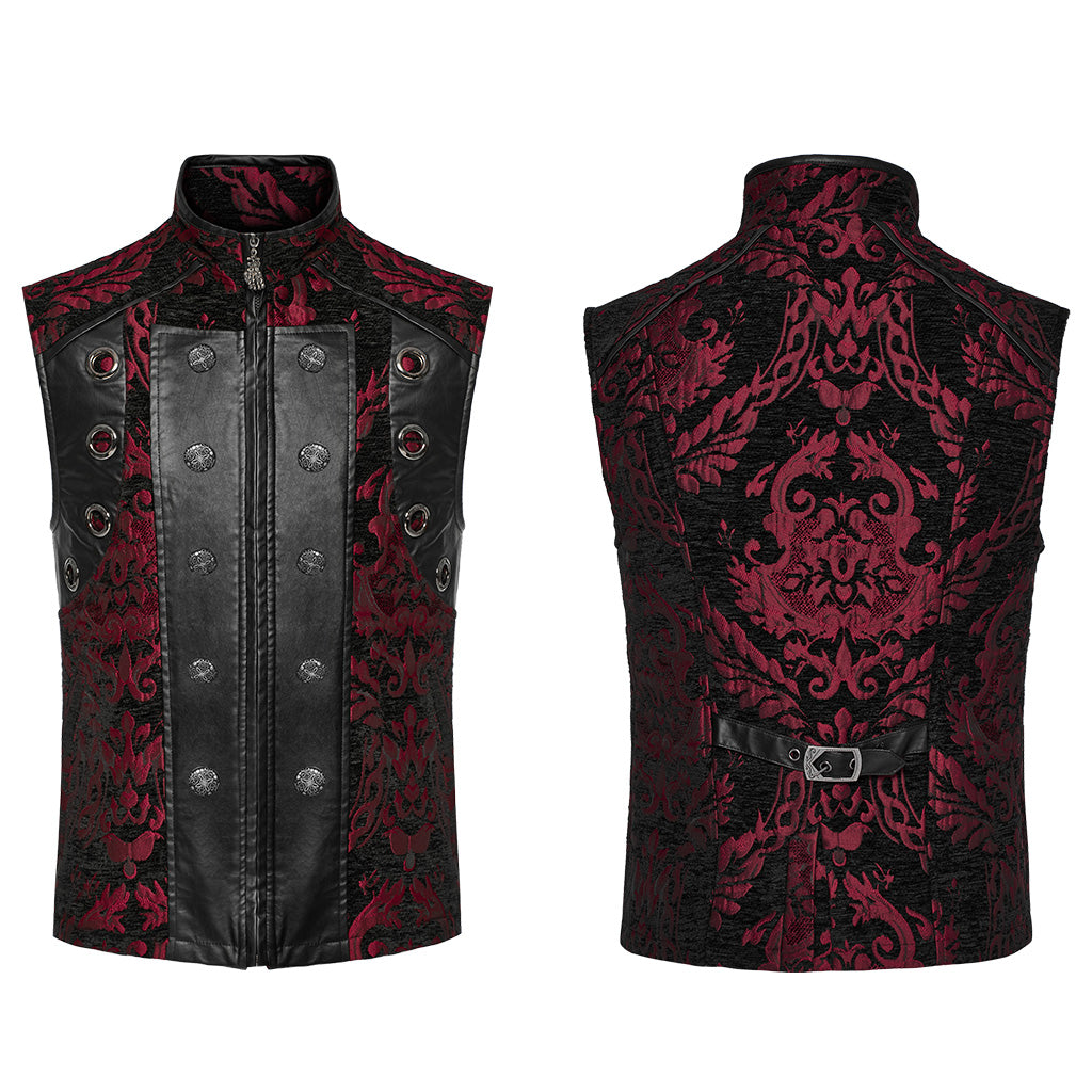 Goth Jacquard Gorgeous Vest WY-1489MJM - Punk Rave Original Designer Clothing