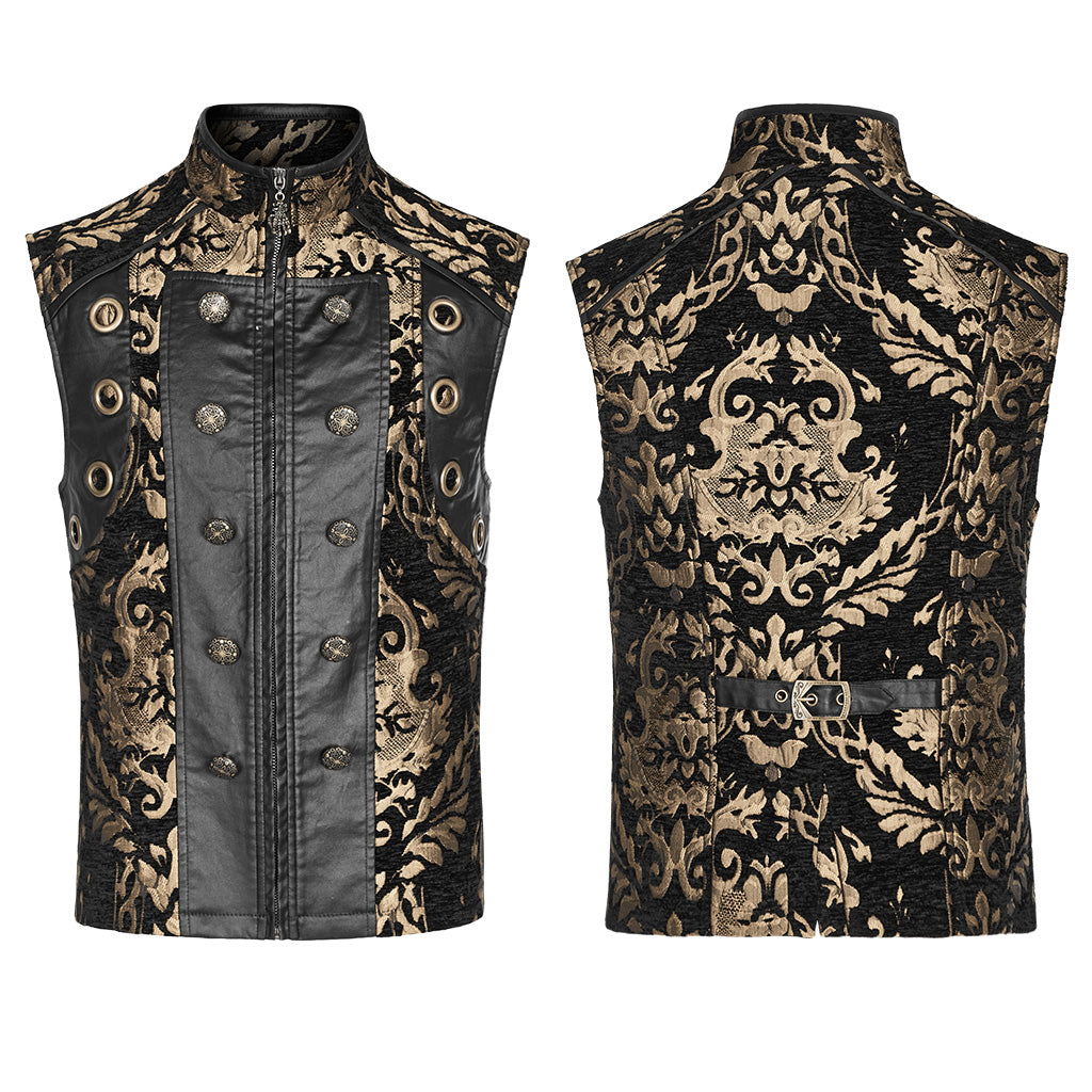 Goth Jacquard Gorgeous Vest WY-1489MJM - Punk Rave Original Designer Clothing