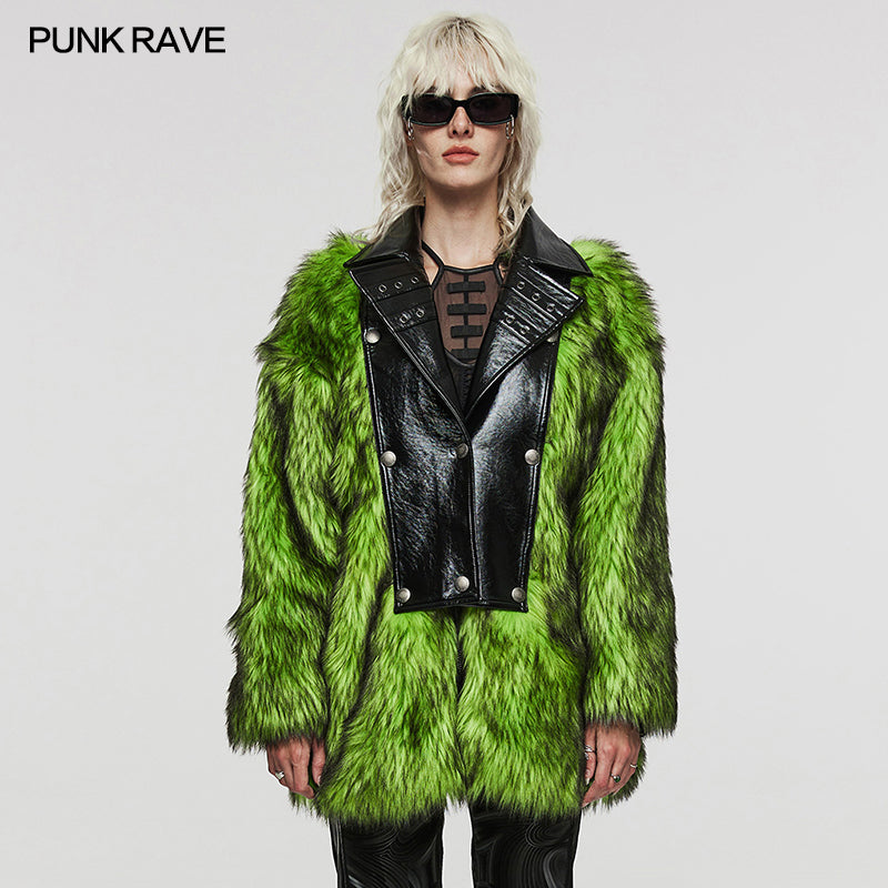 Punk imitation mental wire ripped sweater