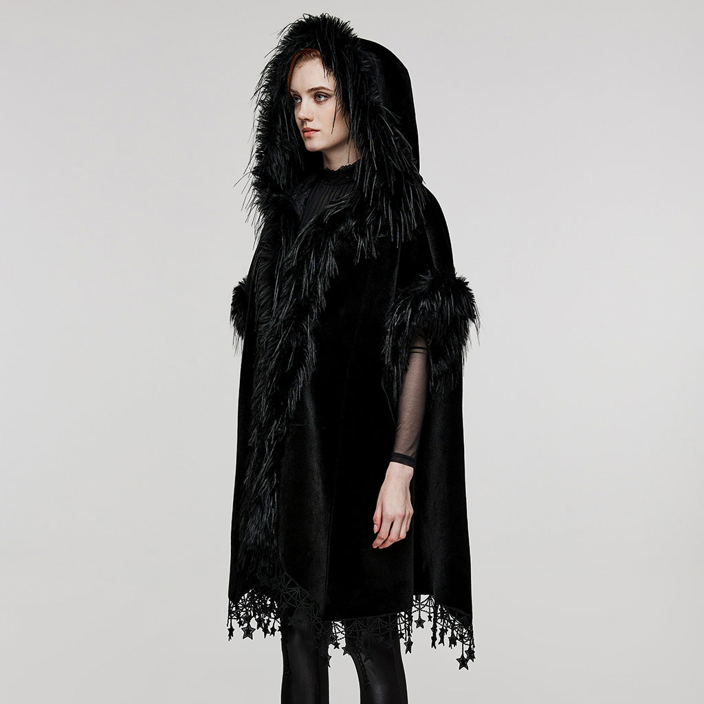 Goth Bat Cloak Coat WY-1519DPF - Punk Rave Original Designer Clothing