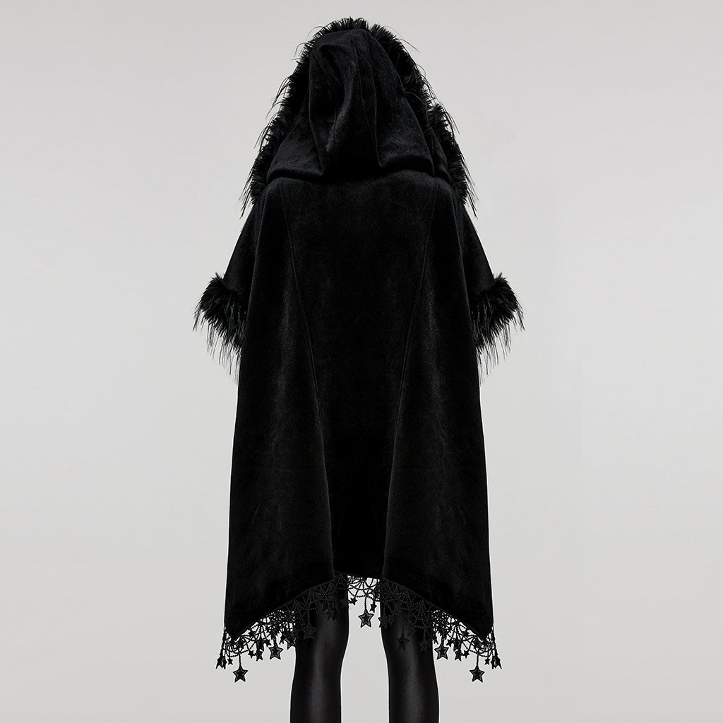 Goth Bat Cloak Coat WY-1519DPF - Punk Rave Original Designer Clothing