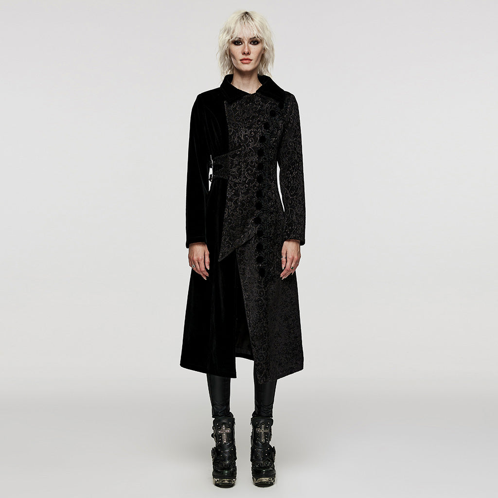 Goth Double Splicing Coat WY-1530XCF