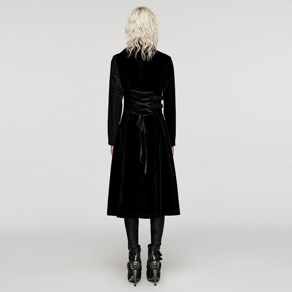 Goth Double Splicing Coat WY-1530XCF