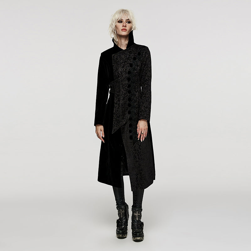 Goth Double Splicing Coat WY-1530XCF