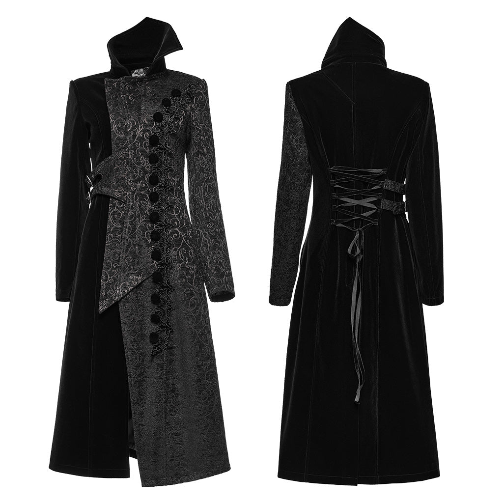 Goth Double Splicing Coat WY-1530XCF