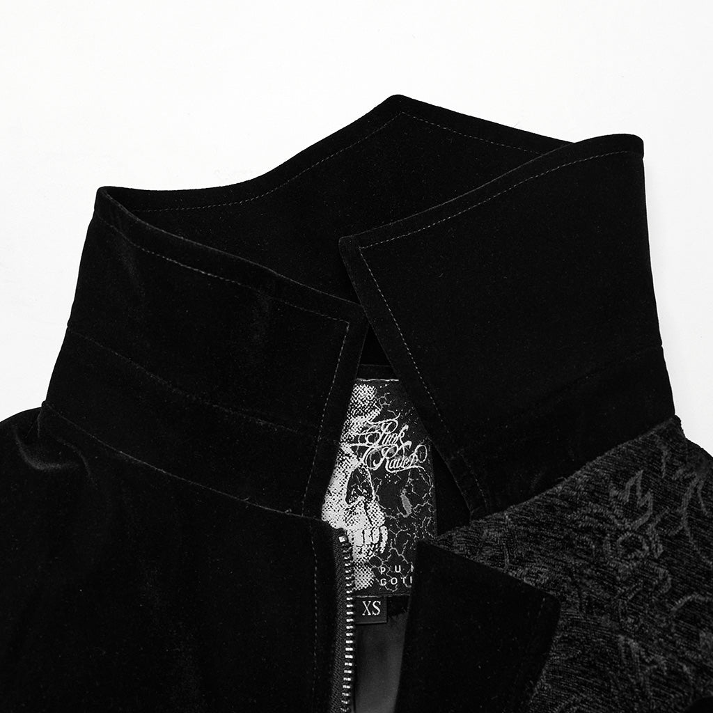 Goth Double Splicing Coat WY-1530XCF