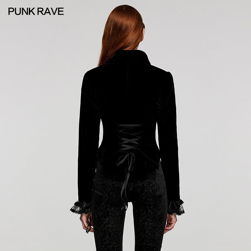 WY-1535DQF Gothic Fake two-piece jacket
