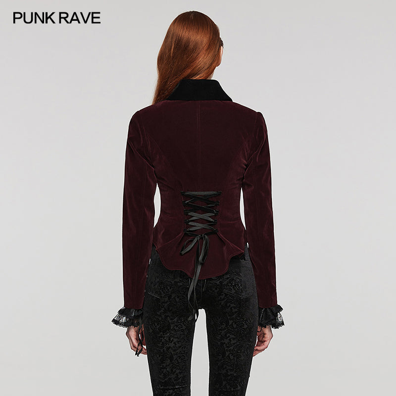 WY-1535DQF Gothic Fake two-piece jacket