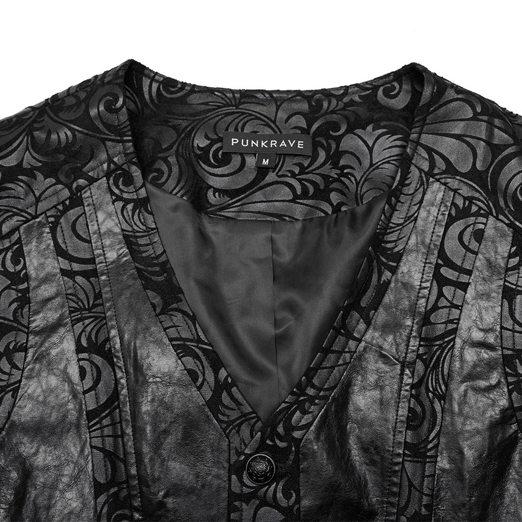 Goth printed waistcoat WY-1543MJM