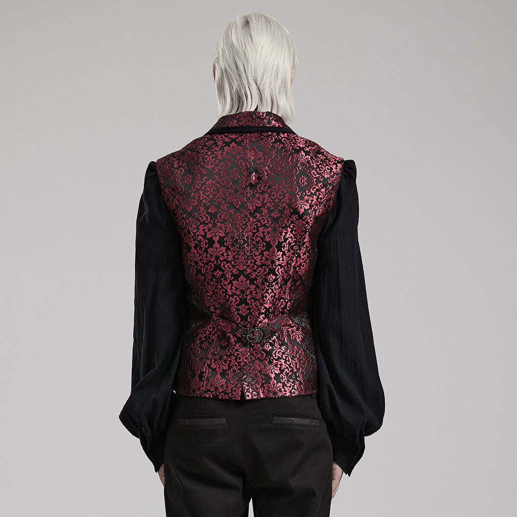 GOTH Gorgeous Jacquard waistcoat WY-1549MJM - Punk Rave Original Designer Clothing