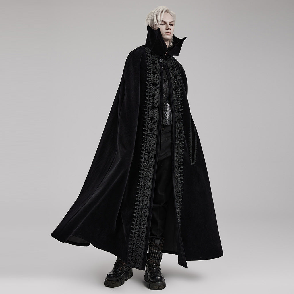 Noble Goth Long Cloak WY-1555DPM - Punk Rave Original Designer Clothing