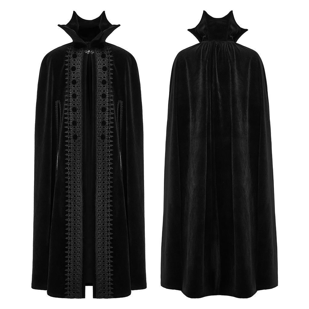 Noble Goth Long Cloak WY-1555DPM - Punk Rave Original Designer Clothing