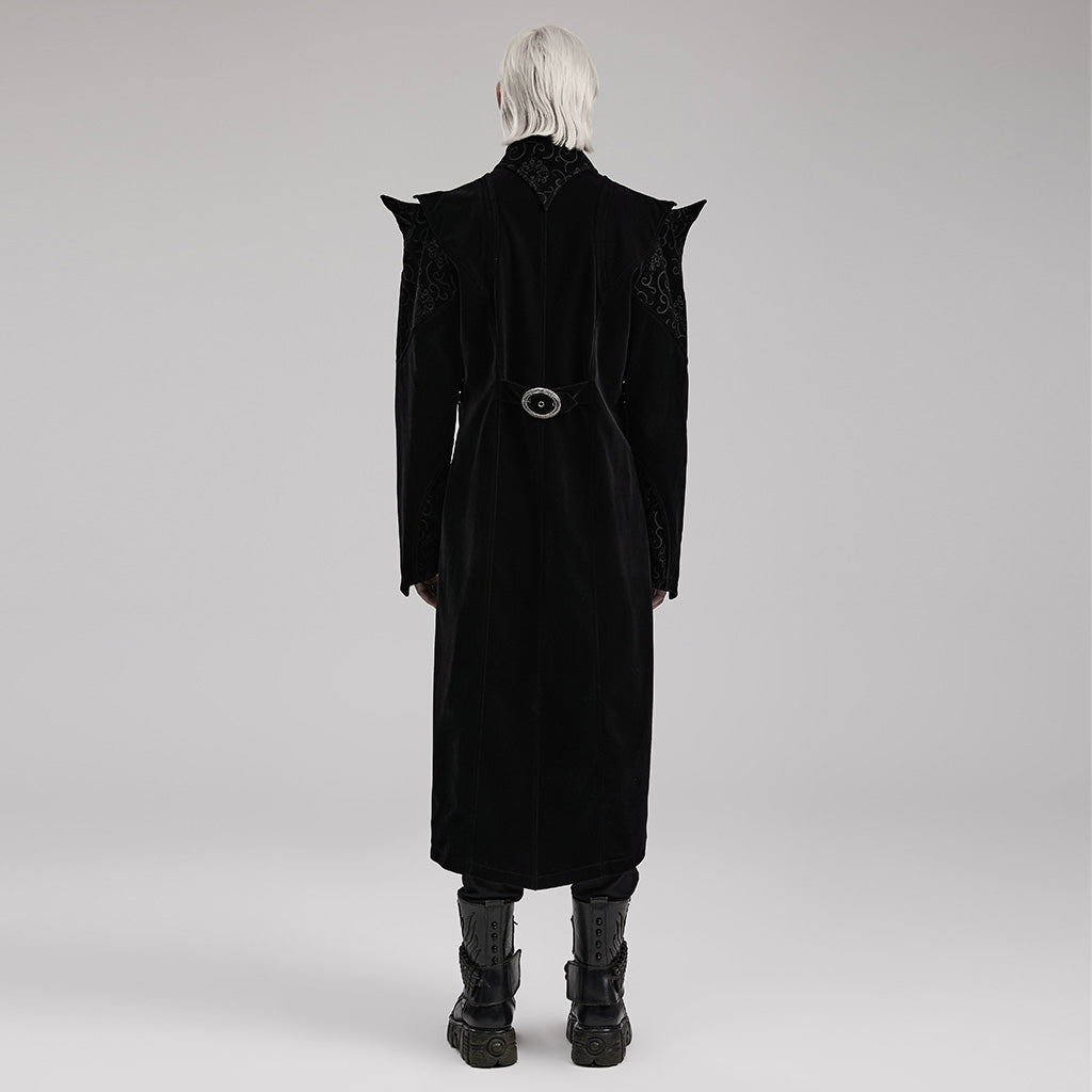 Goth mid length coat WY-1570XCM - Punk Rave Original Designer Clothing