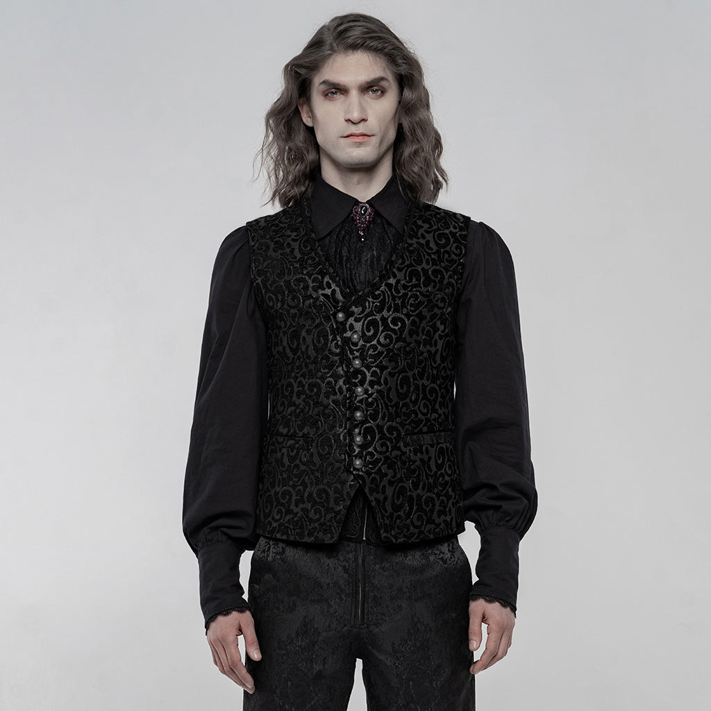 WY-1244MJM Gothic Gorgeous Jacquard Vest