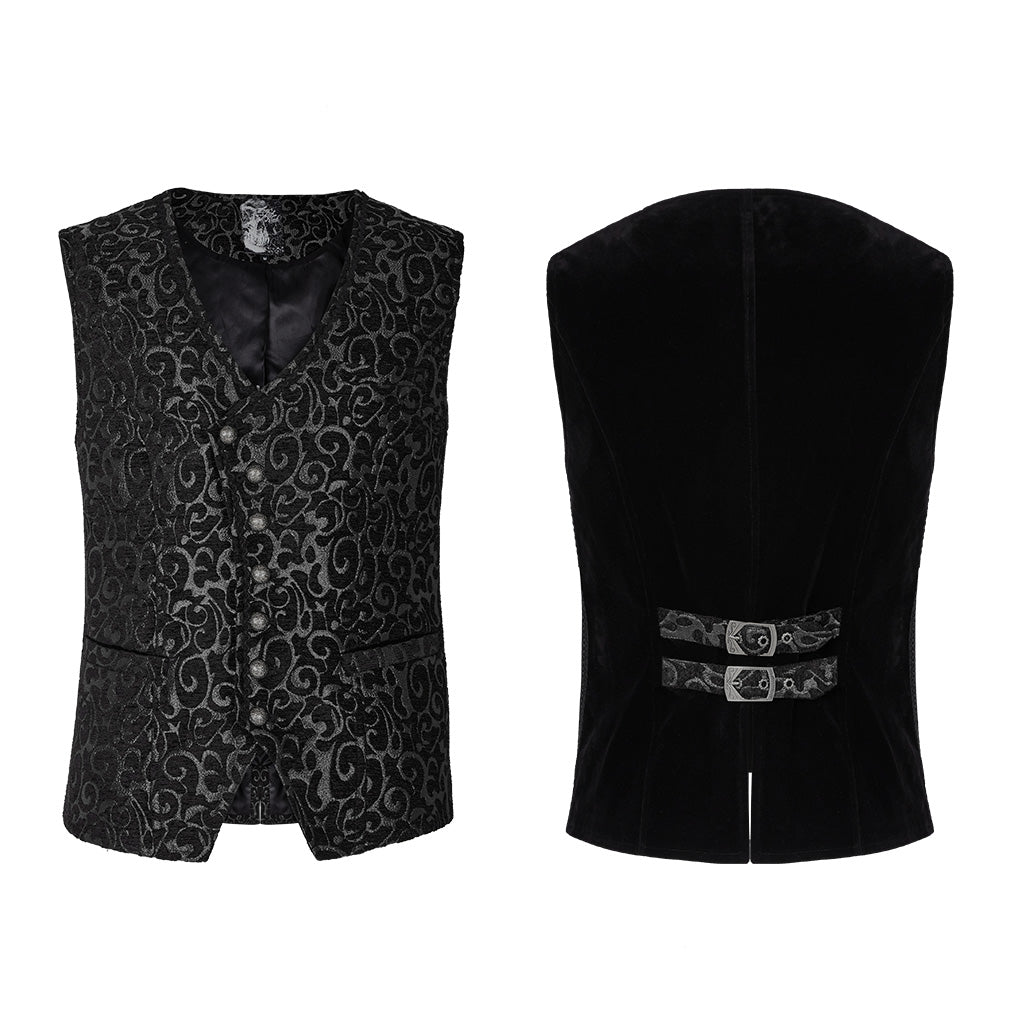 WY-1244MJM Gothic Gorgeous Jacquard Vest