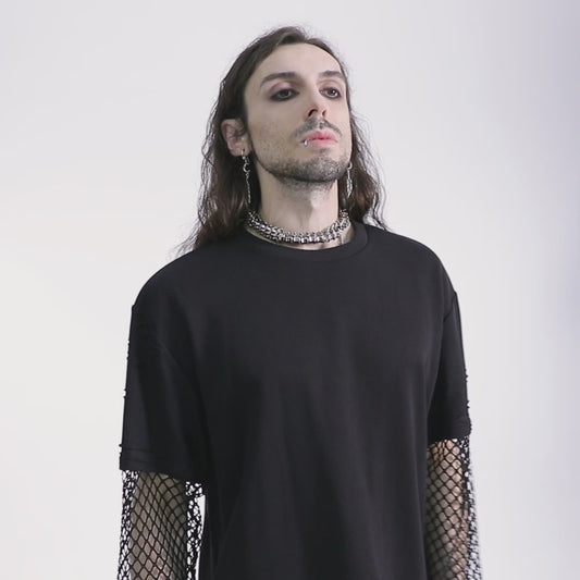 Apocalypse Punk Skeleton Neck Ring WS-719