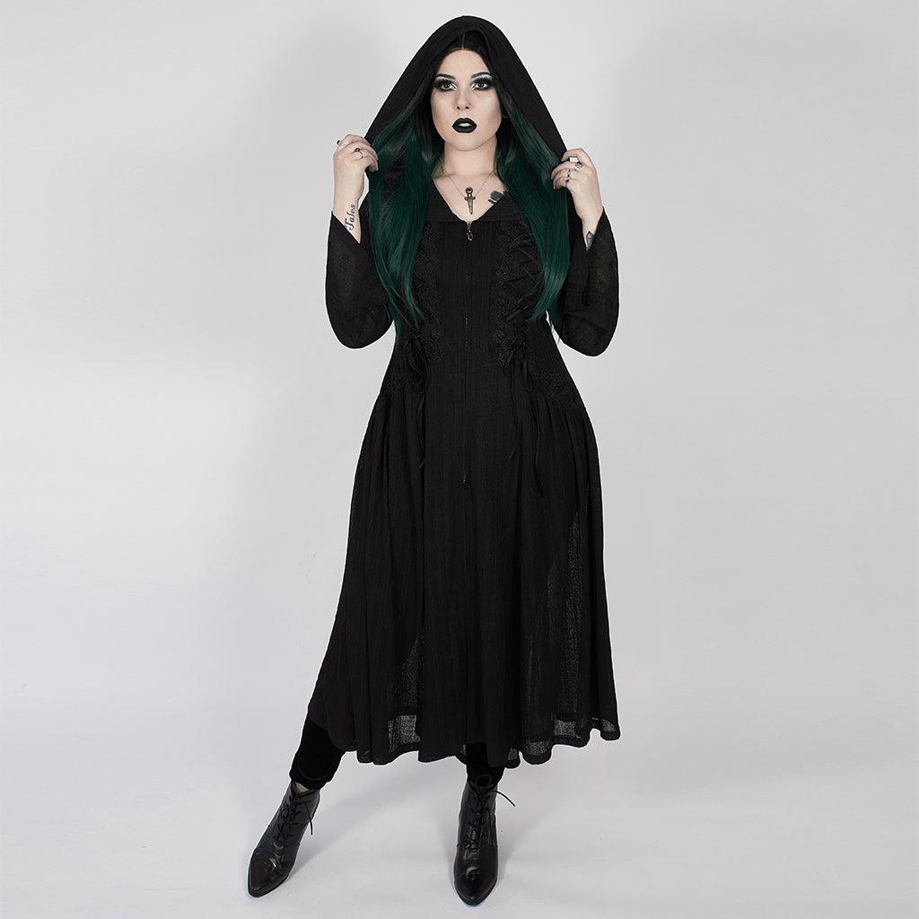 Dark moon long coat DY-1298ZCF - Punk Rave Original Designer Clothing