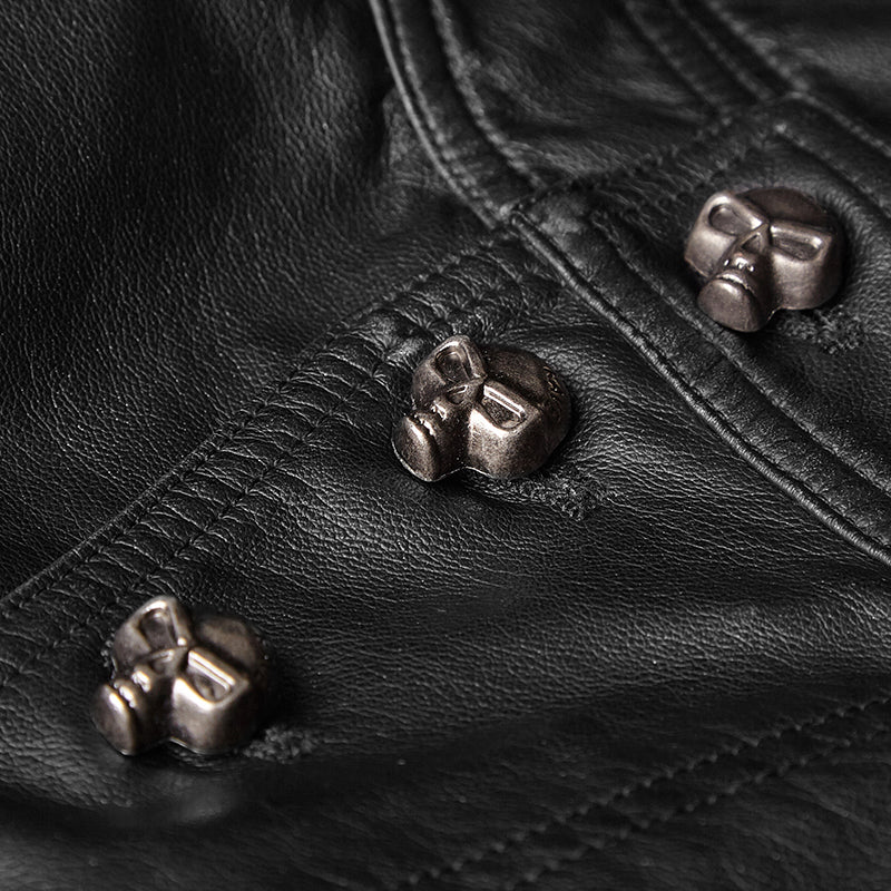 Punk PU Leather Pants