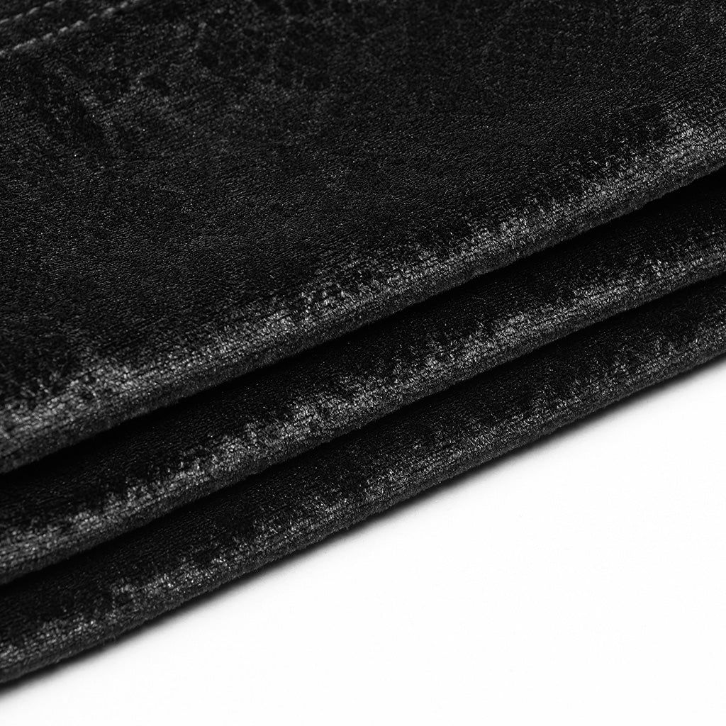 Steam Punk cable-pull loop Leggings WK-374DDF