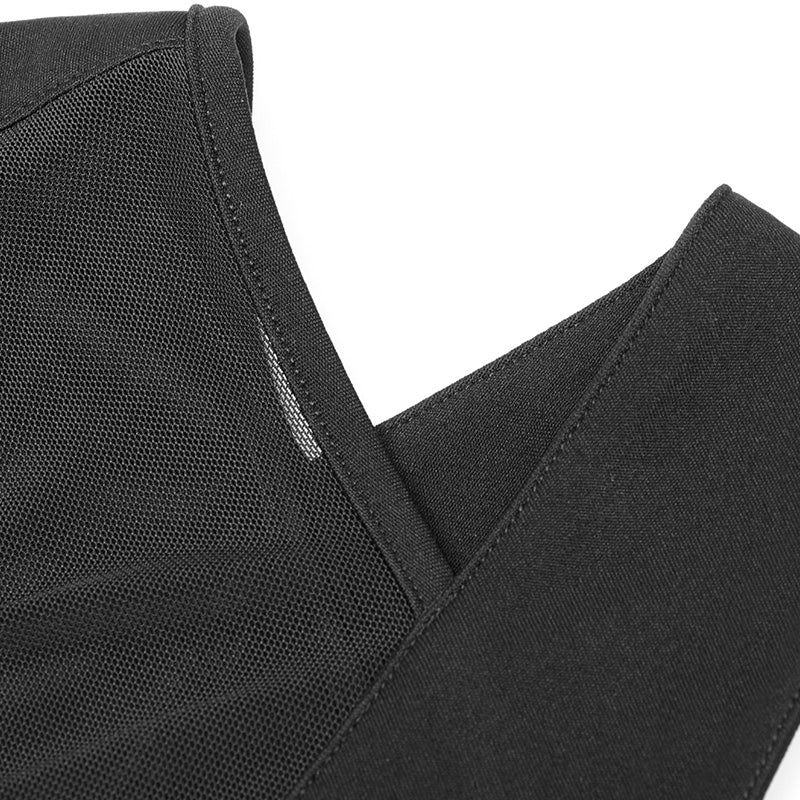 Knitted Mesh Strapless Dress OPQ-367LQF