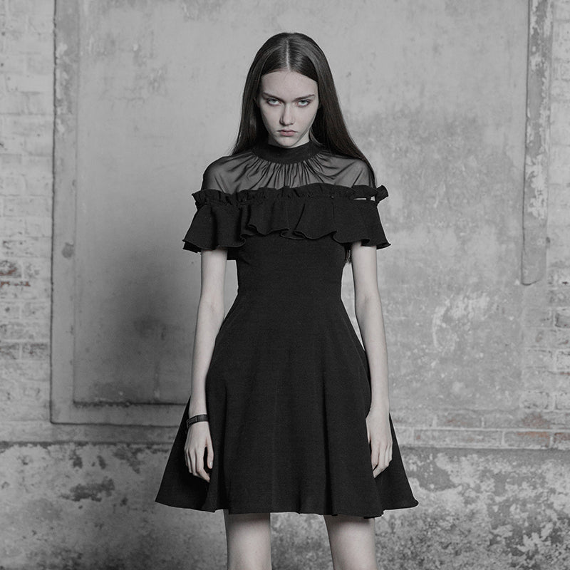 Lotus Leaf Side Stitching Dress