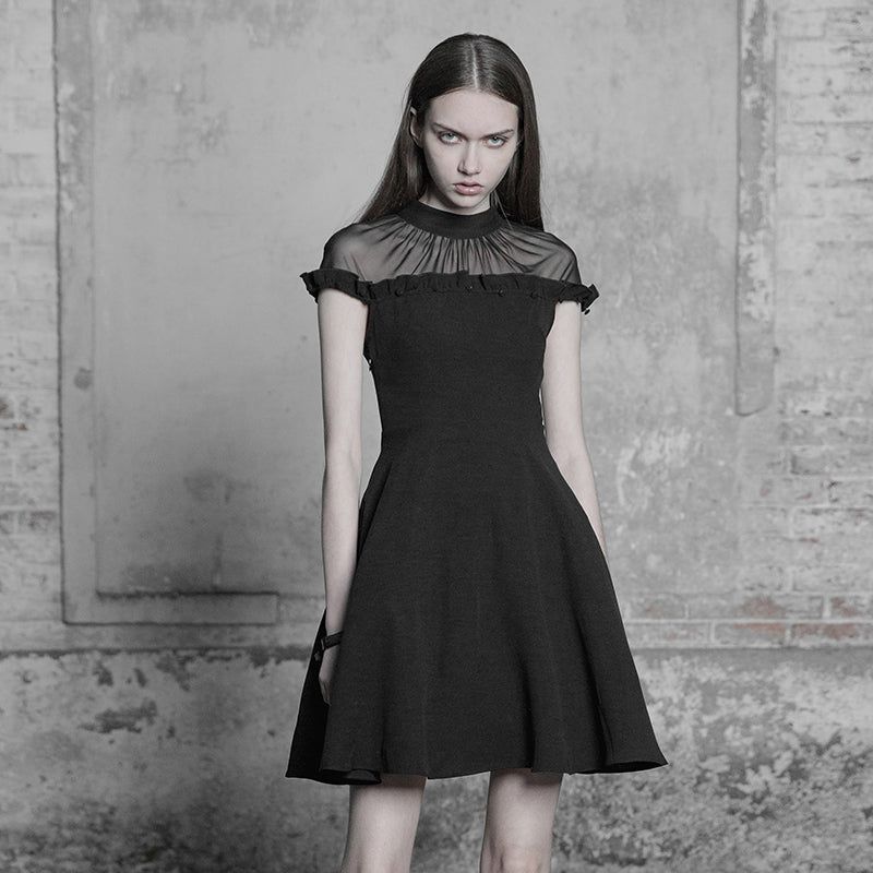 Lotus Leaf Side Stitching Dress