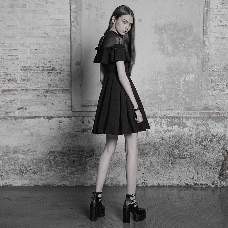 Lotus Leaf Side Stitching Dress