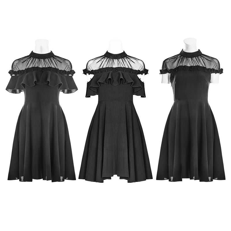 Lotus Leaf Side Stitching Dress