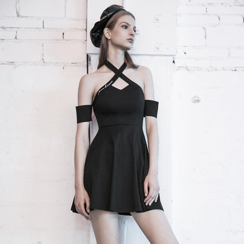 Sexy punk off-the-shoulder dress OPQ-741LQF Punk Rave Original Designer Clothing Sexy punk off-the-shoulder dress OPQ-741LQF Punk Rave Original Designer Clothing