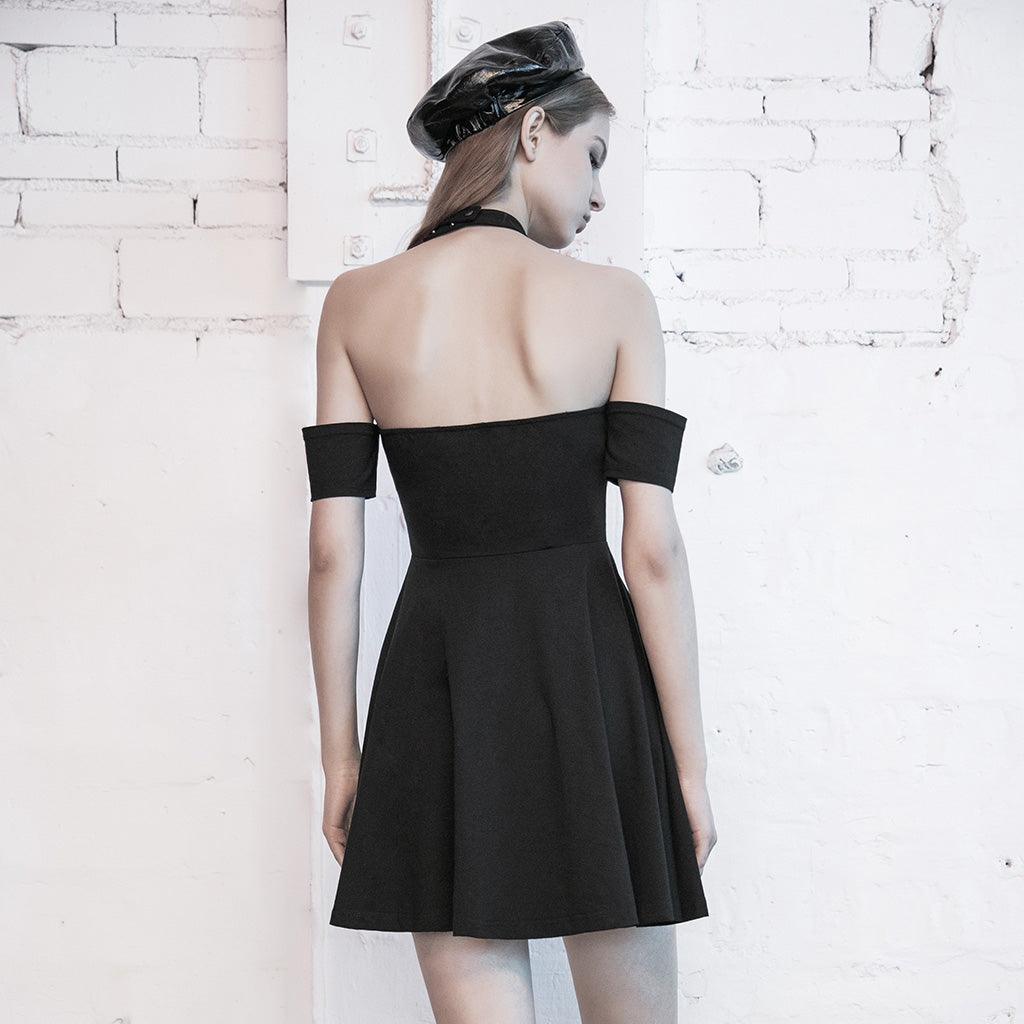 Sexy punk off-the-shoulder dress OPQ-741LQF Punk Rave Original Designer Clothing Sexy punk off-the-shoulder dress OPQ-741LQF Punk Rave Original Designer Clothing