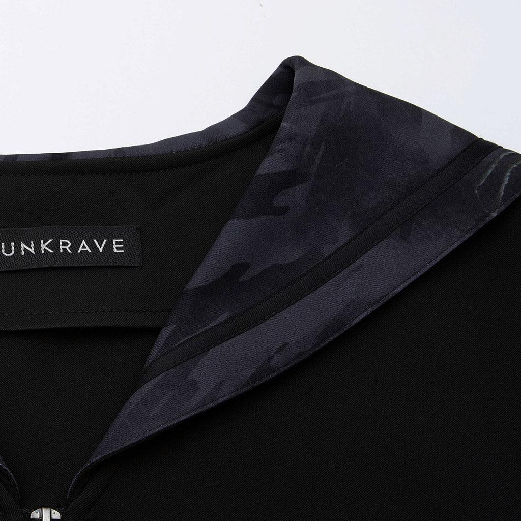 black sailor collar girl uniform Shirt - Punk Rave Original Designer Clothing