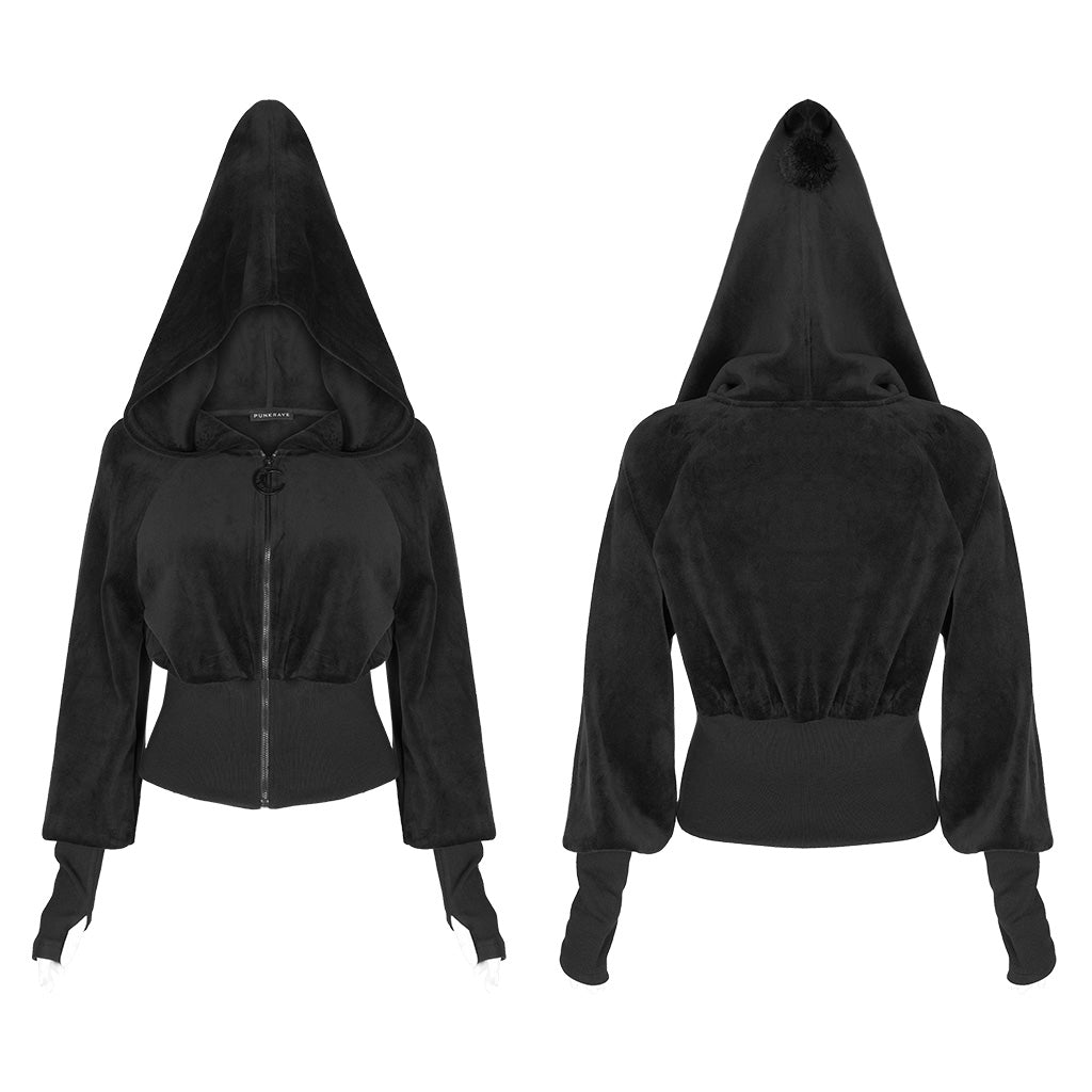 OPY-488XDF Pure dark series embroidered cardigan Coat