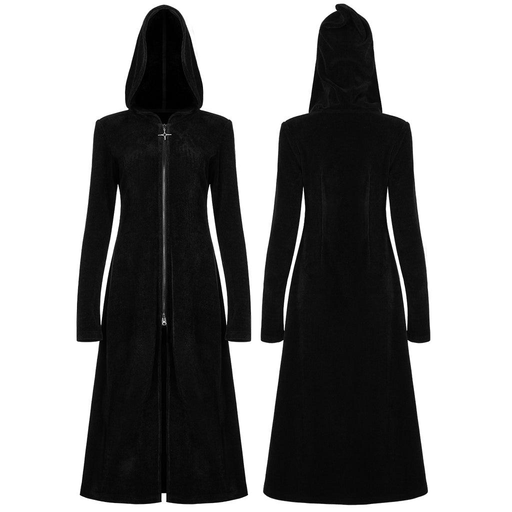 Wizard Hat zipper collect waist knit long coat OPY-643XCF - Punk Rave Original Designer Clothing