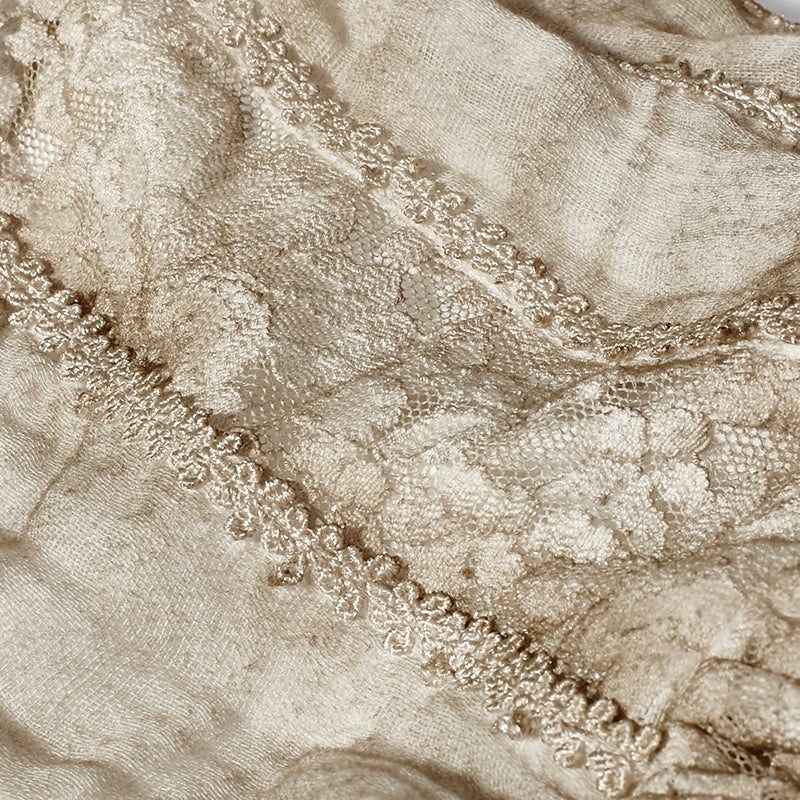 Asymmetrical Hem Lace Matching Do Old Steampunk Dress Q-291
